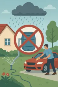 Увага! Заборона на використання дощової води: що зміниться з 1 липня в Польщі